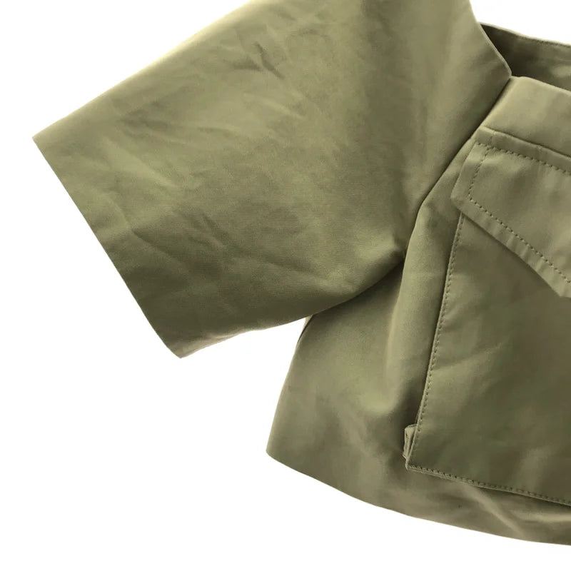 sacai / サカイ | 2023SS | 棉質斜紋布露肩夾克 | 1 | 女款