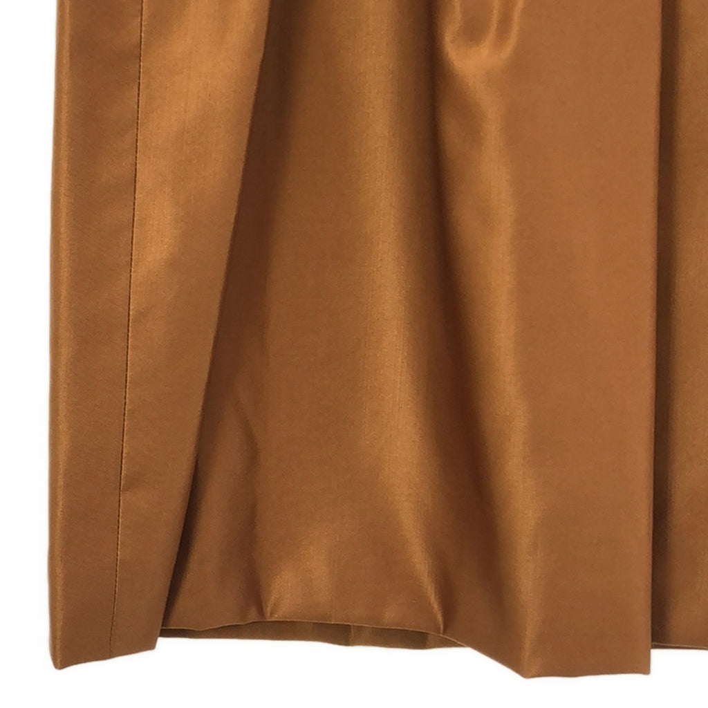 PRADA / 프라다 | 울 실크 민소매 드레스 원피스 | 38 | 오렌지 | 여성