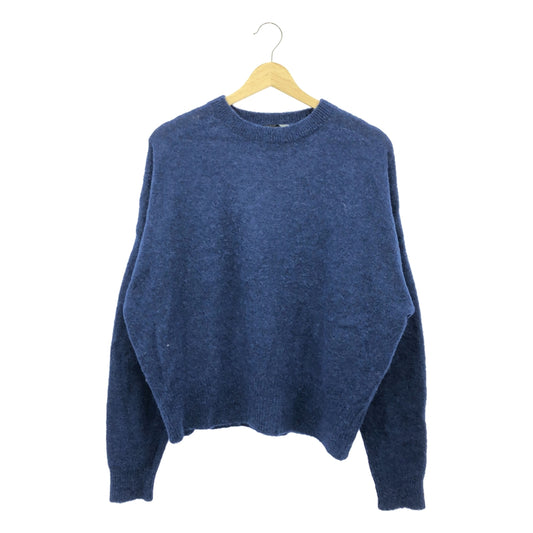 ATON | Alpaca nylon blend pullover knit | Size 2 | Blue | Women's