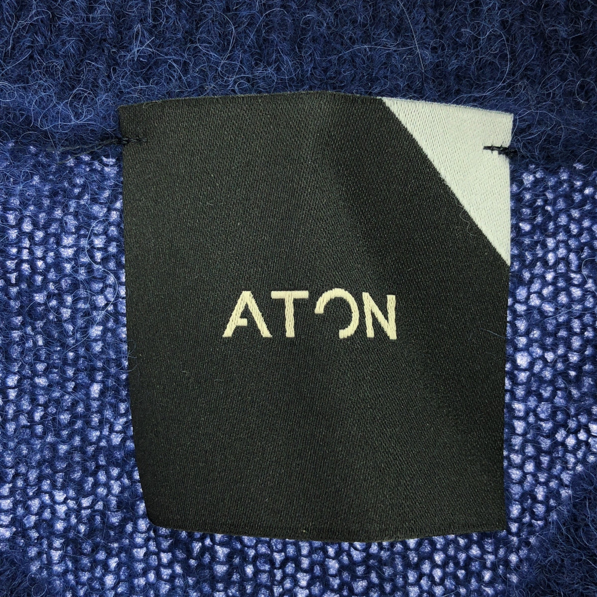ATON |羊駝尼龍混紡套頭針織衫 |尺寸 2 |藍色 |女性的
