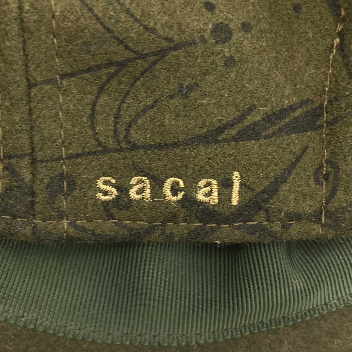 sacai / サカイ | 2020AW | × DR. WOO  BANDANA CAP / ロゴ キャップ 帽子 / アジャスター調整可 / ユニセックス | 3 | その他
