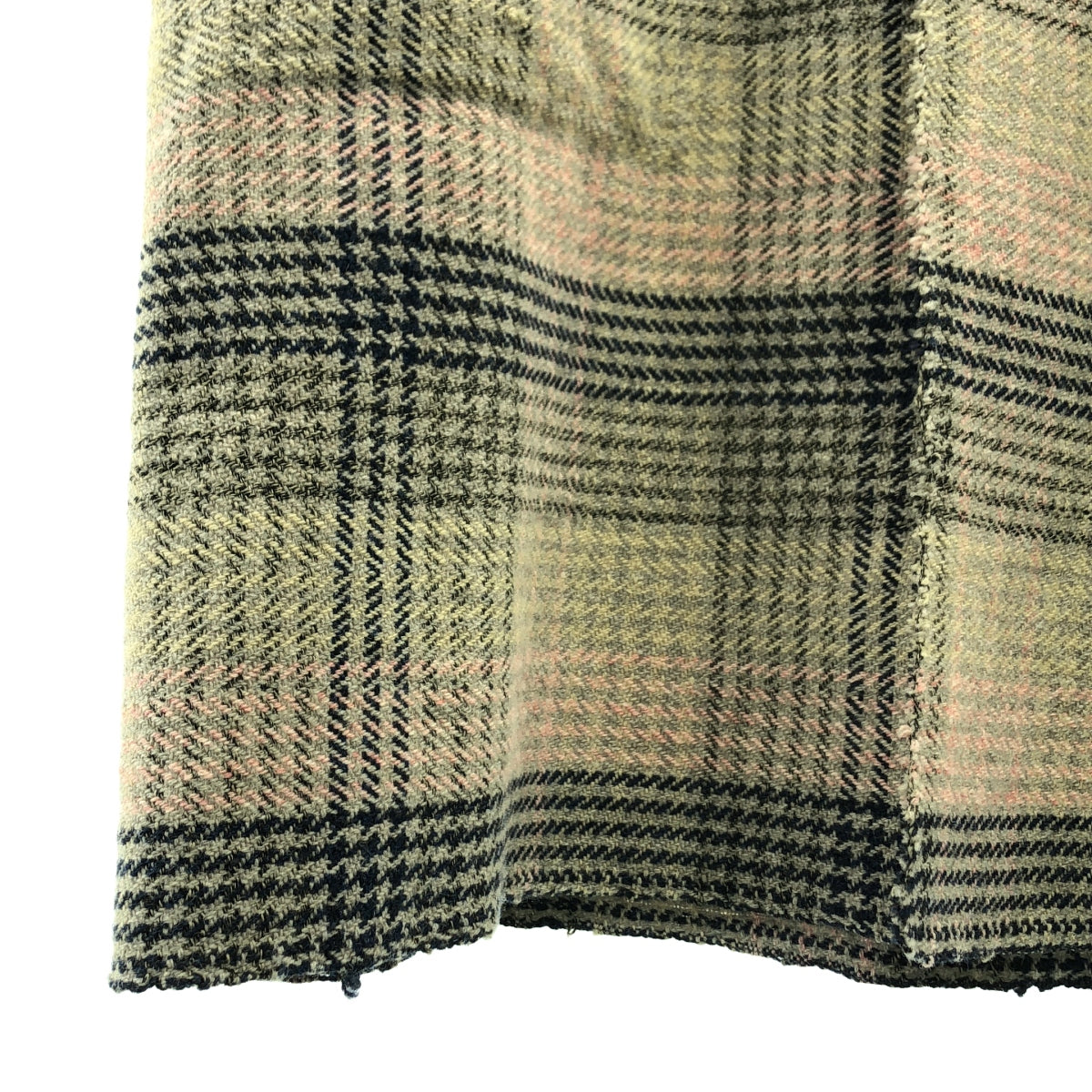 【美品】  ISABELLA STEFANELLI / イザベラステファネリ | 2020AW | Virginia Woolf 手織り ツイード グレンチェック コート | グレー系 | メンズ