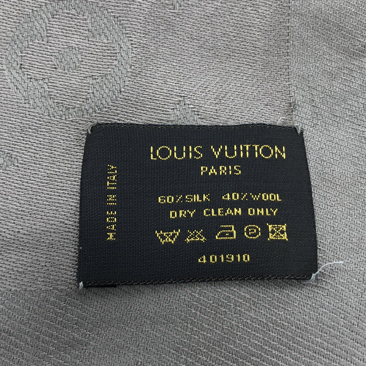 Louis Vuitton / ルイヴィトン | シルク ウール モノグラム 大判 ストール |