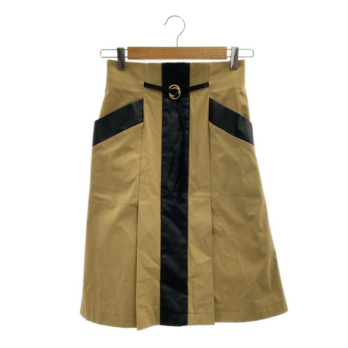 Mame Kurogouchi / マメクロゴウチ | High Waisted Chino Skirt