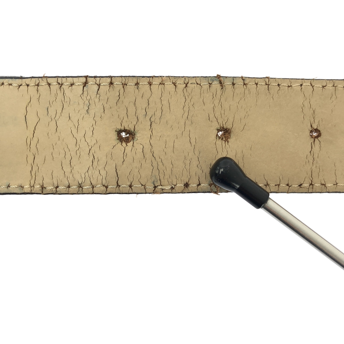 NOAH | 雙色絨面革與皮革皮帶 | 尺寸 32 | 綠色 / 黃色 / 棕色 | 男款