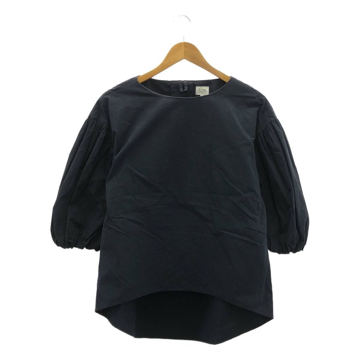 T-mat Masaki-Paris | Cotton Volume Gathered Blouse | 0 | Women's