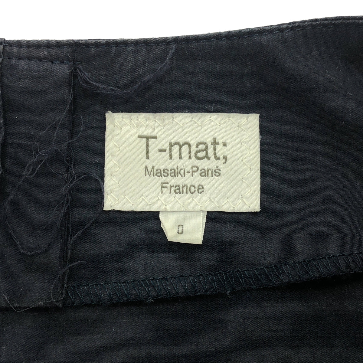 T-mat Masaki-Paris | Cotton Volume Gathered Blouse | 0 | Women's