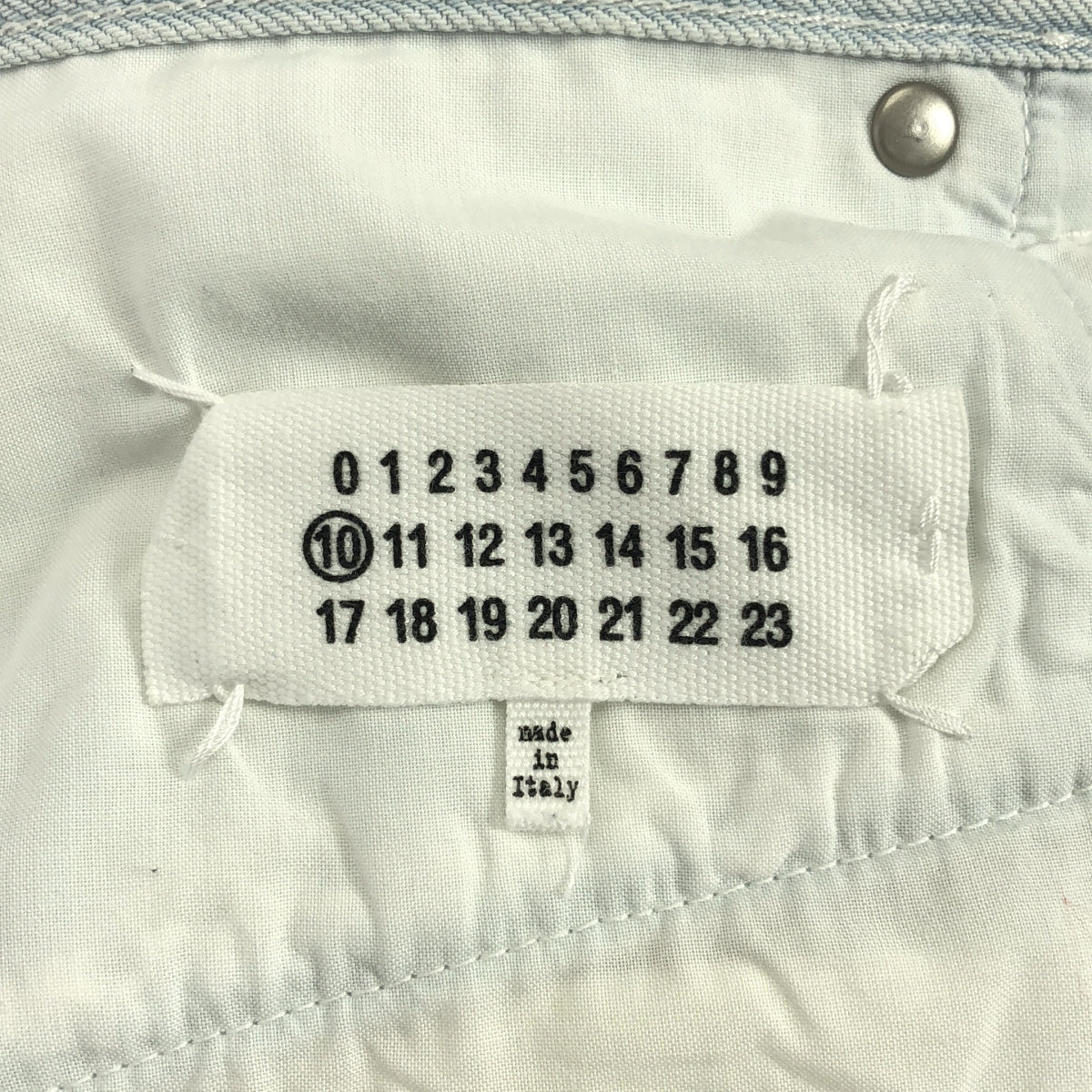 Maison Margiela / メゾンマルジェラ | 2020SS | ストーンウォッシュ ブリーチド デニムパンツ | 28 | オフホワイト | メンズ