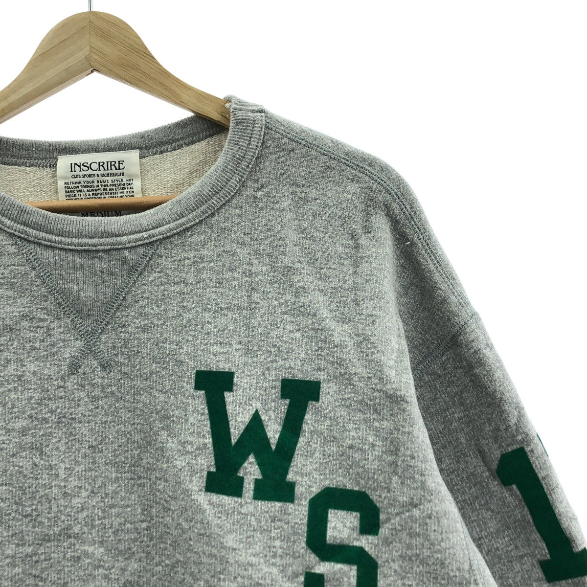 INSCRIRE / 안스쿠리아 | 2025SS | × JOURNAL STANDARD L'ESSAGE Asymmetry Sweat Shirt 스웨트 | M | 회색 | 여성