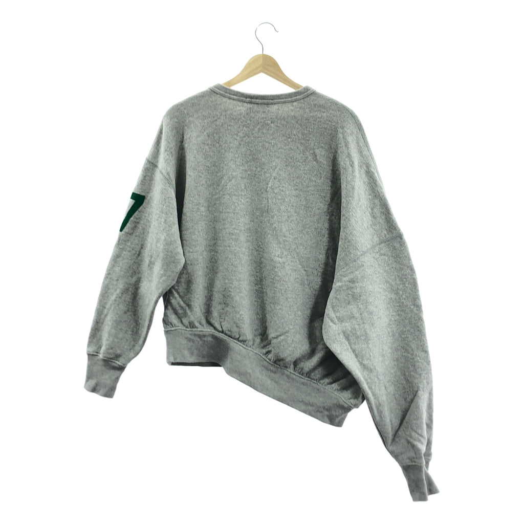 INSCRIRE / アンスクリア | 2025SS | × JOURNAL STANDARD L'ESSAGE Asymmetry Sweat Shirt スウェット | M | グレー | レディース