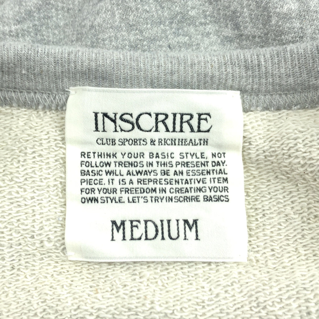 INSCRIRE / アンスクリア | 2025SS | × JOURNAL STANDARD L'ESSAGE Asymmetry Sweat Shirt スウェット | M | グレー | レディース