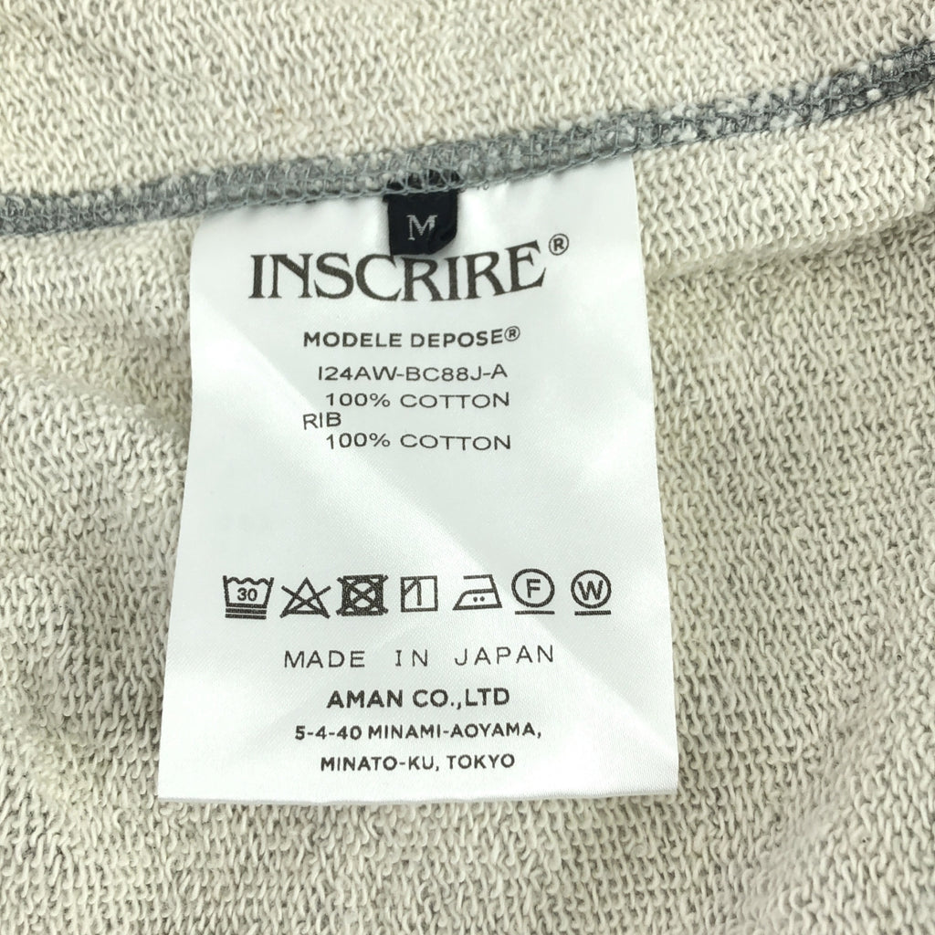INSCRIRE / アンスクリア | 2025SS | × JOURNAL STANDARD L'ESSAGE Asymmetry Sweat Shirt スウェット | M | グレー | レディース
