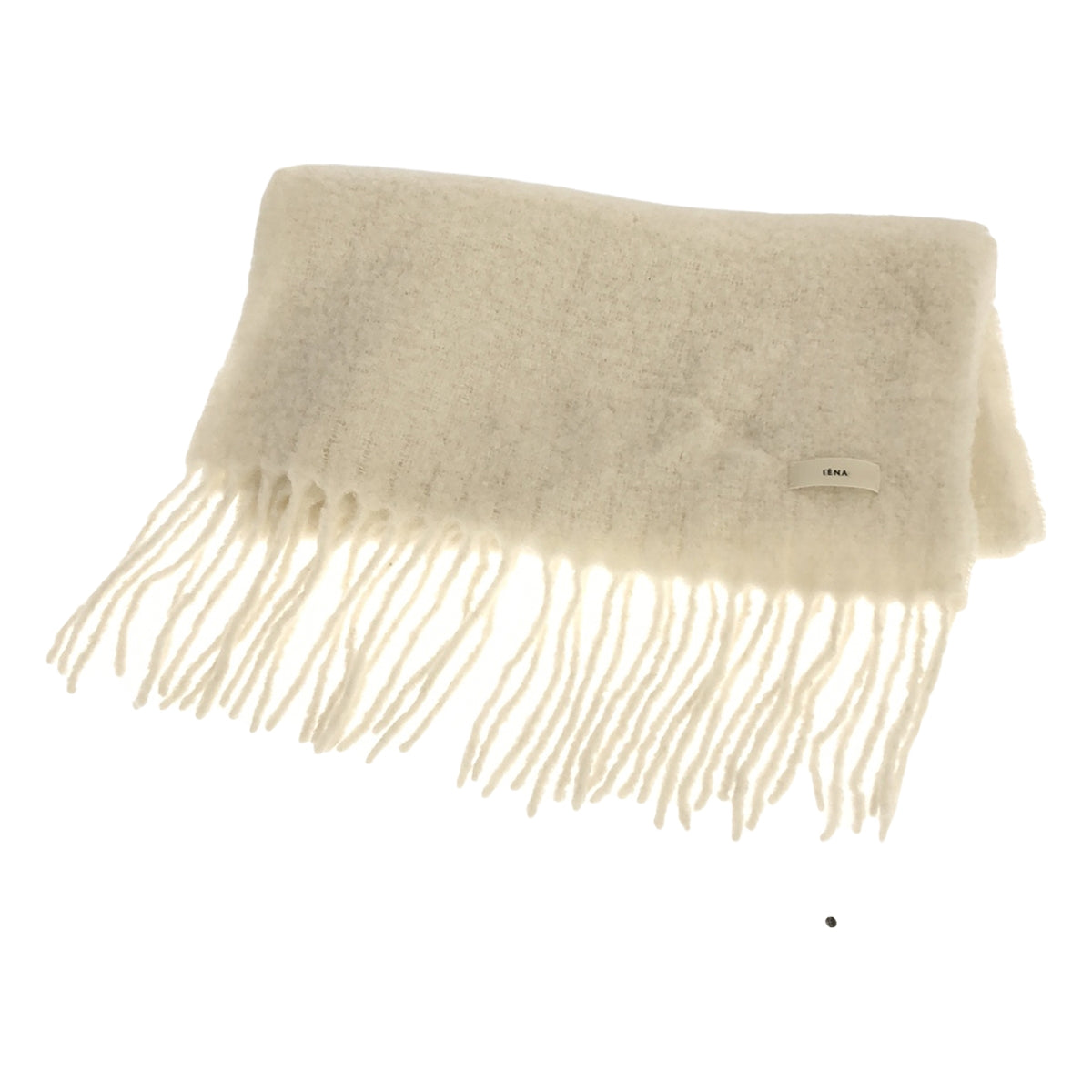 IENA | Fringe Long Stole Scarf | White | Women's