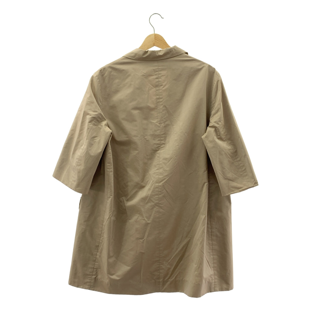 抽屜 | 絲滌綸半袖外套 | 38碼 | 米色 | 女款