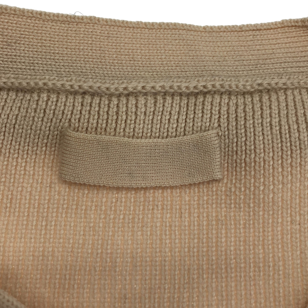 PRADA | 羊毛Logo貼片毛絨針織開襟衫 | 42碼 | 女款