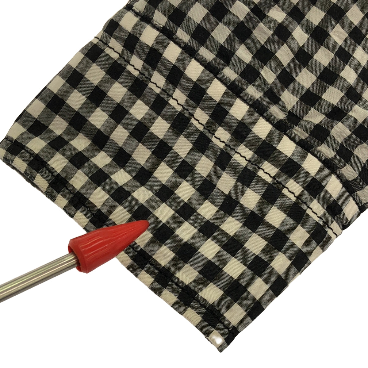 sacai / Sacai | Knit docking gingham check shirt | 2 | Men's