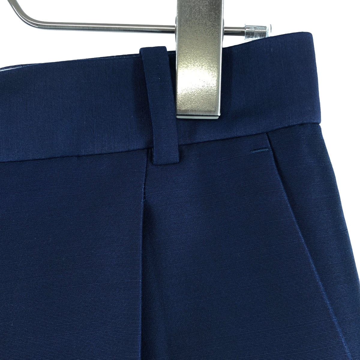 CELINE / 셀린느 | 피비기 울 실크 센터 프레스 탁 슬랙스 팬츠 | 34 |