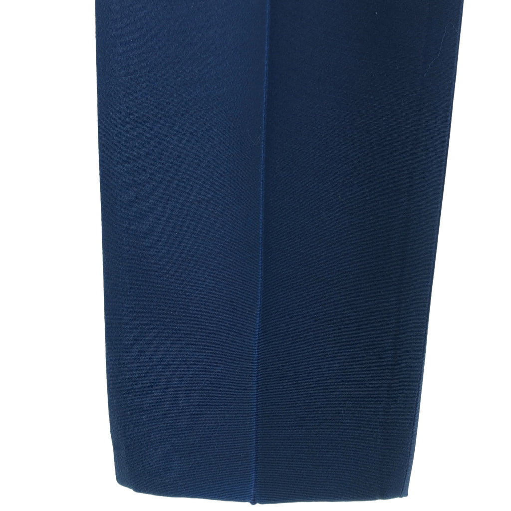 CELINE / 셀린느 | 피비기 울 실크 센터 프레스 탁 슬랙스 팬츠 | 34 |