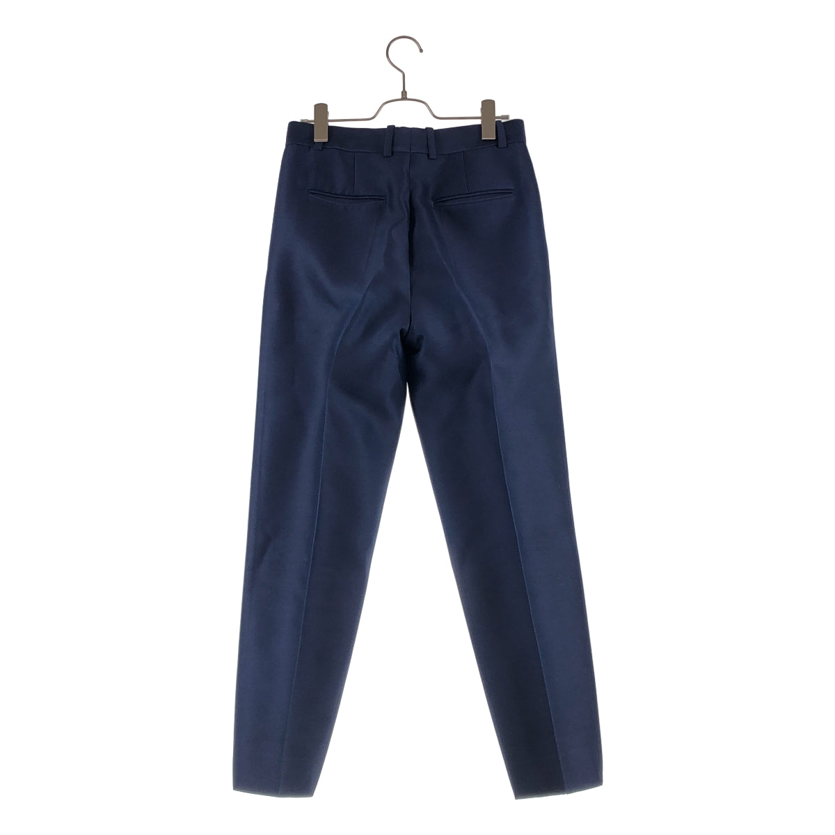 CELINE / 셀린느 | 피비기 울 실크 센터 프레스 탁 슬랙스 팬츠 | 34 |