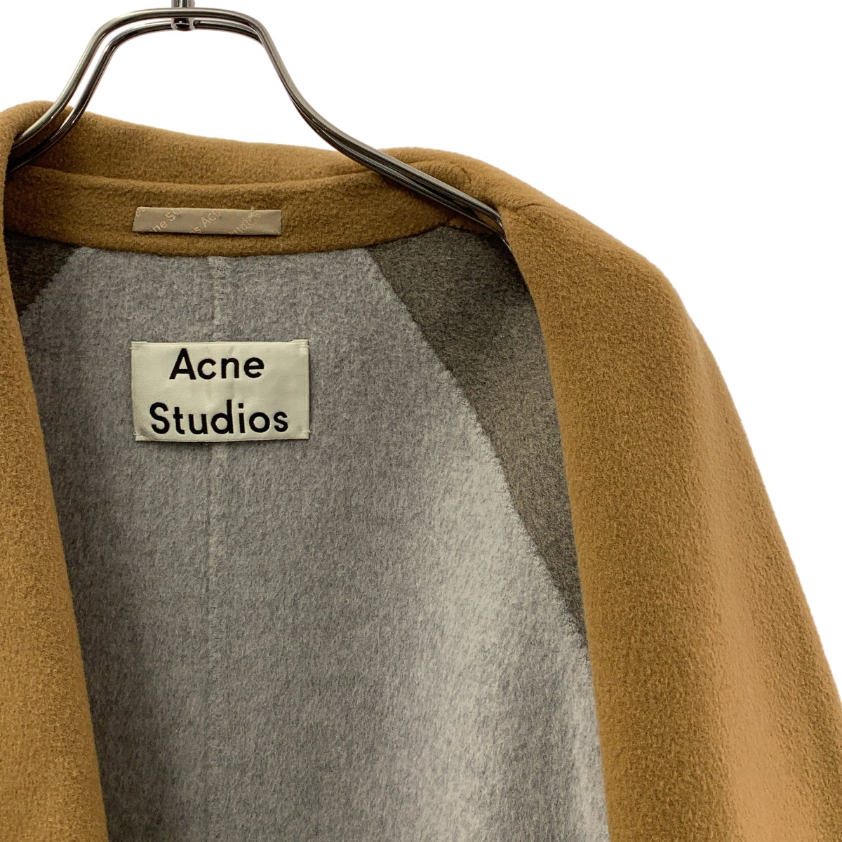 Acne Studios / 여드름 스튜디오 | 모직 패널링 더블 체스터 코트 | 34 | 여성