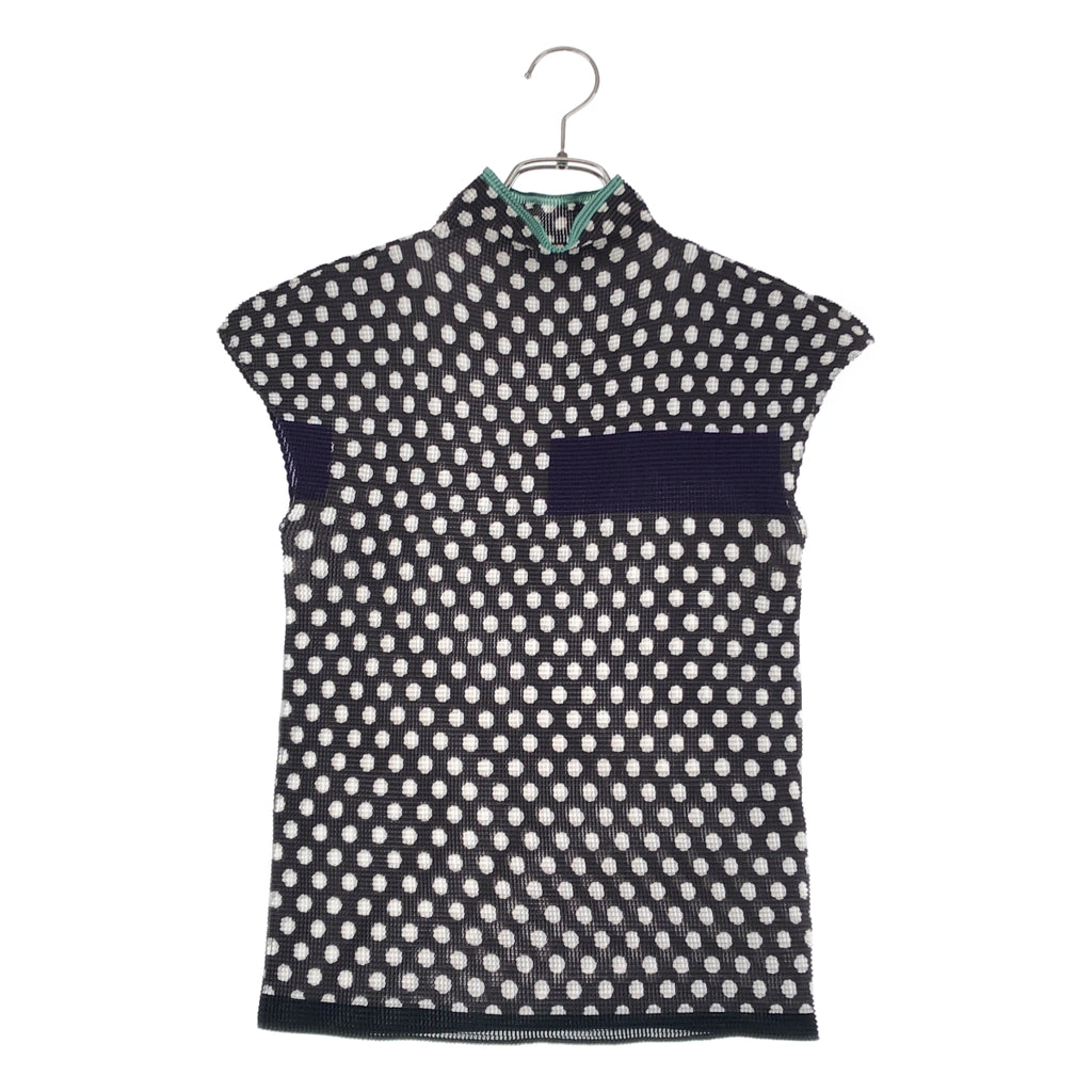 me ISSEY MIYAKE / ミーイッセイミヤケ | 総柄 ハイネック プルオーバー トップス |