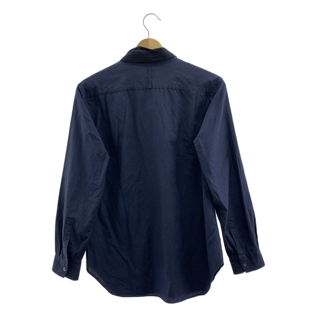 MARGARET HOWELL / 마가렛 하웰 | 코튼 실크 칼라 전환 셔츠 | 1 | 여성