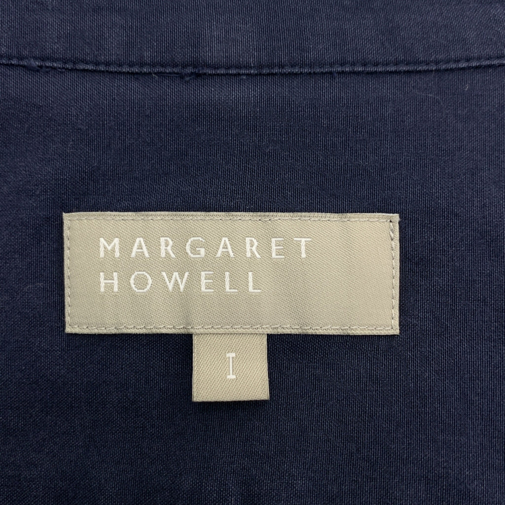 MARGARET HOWELL / 마가렛 하웰 | 코튼 실크 칼라 전환 셔츠 | 1 | 여성