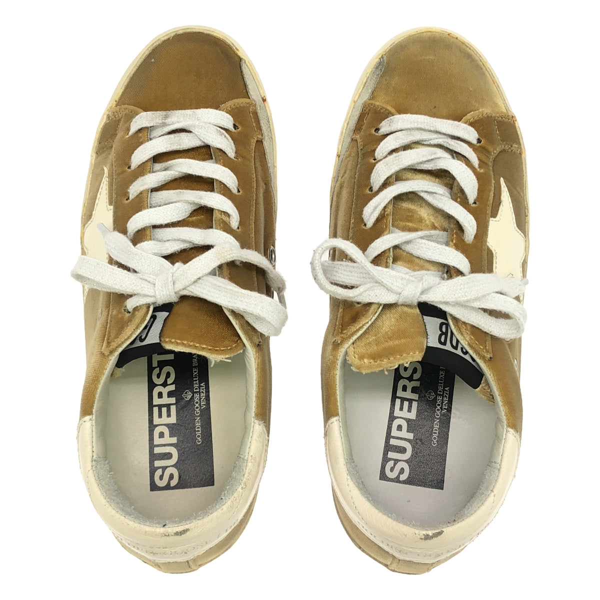 GOLDEN GOOSE / ゴールデングース | SUPER STAR  ローカットスニーカー | 36 | ゴールドベルベット | レディース