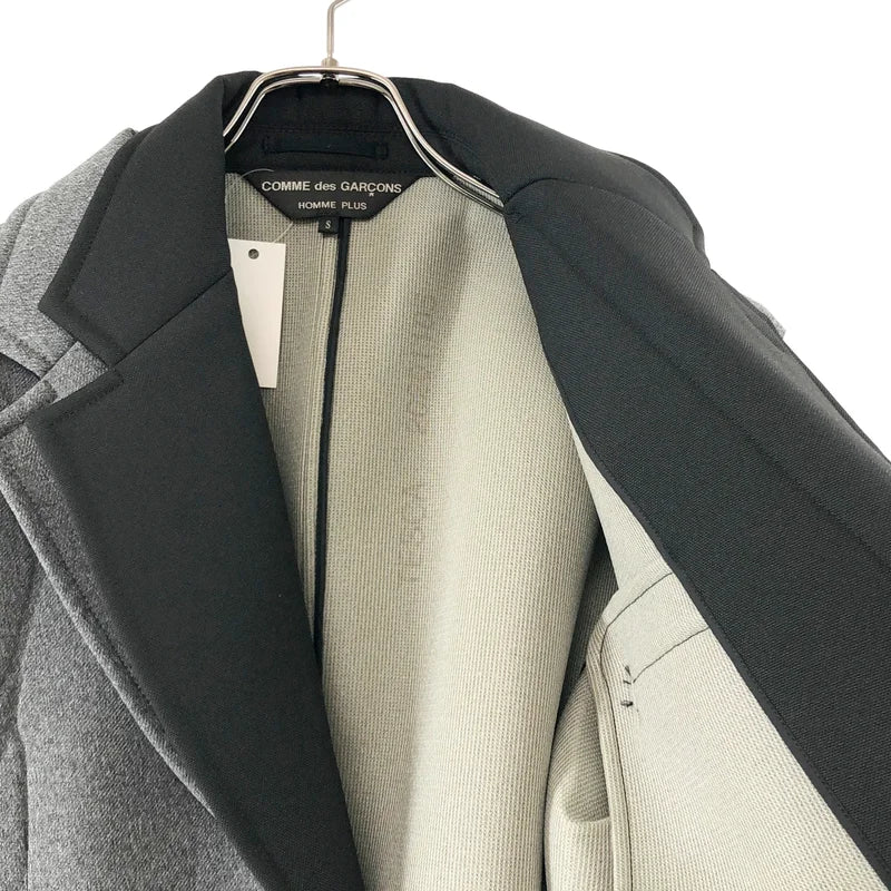 COMME des GARCONS HOMME PLUS / コムデギャルソンオムプリュス | 2021SS | 断ち切り レイヤード テーラードジャケット | S | メンズ