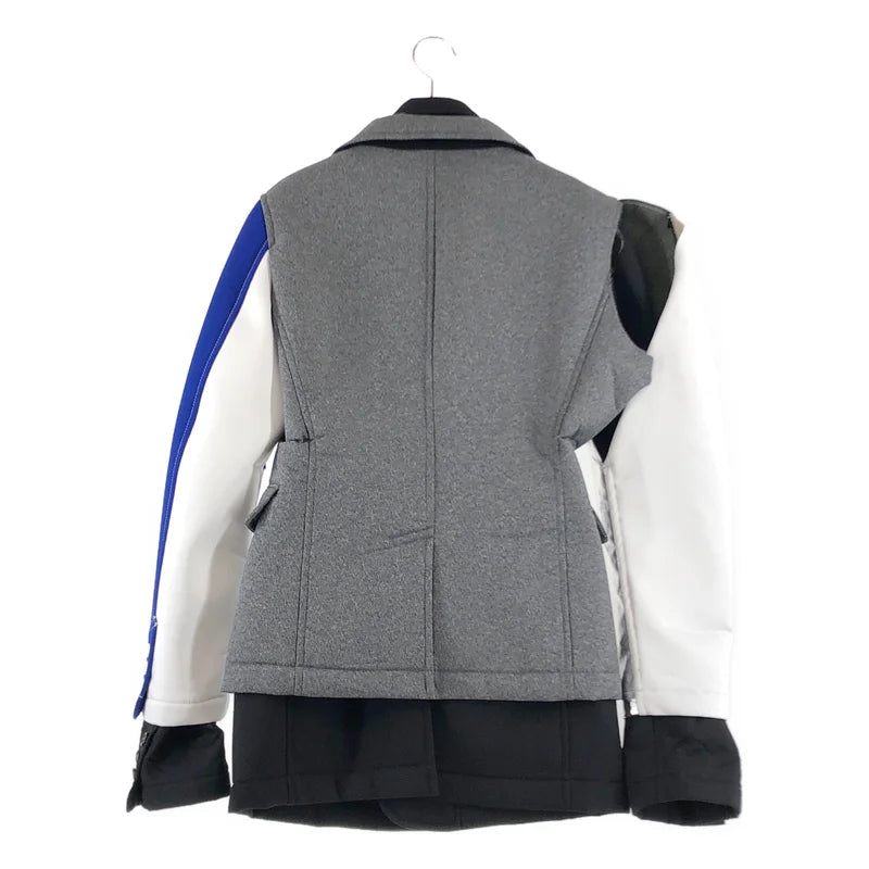 COMME des GARCONS HOMME PLUS / コムデギャルソンオムプリュス | 2021SS | 断ち切り レイヤード テーラードジャケット | S | メンズ