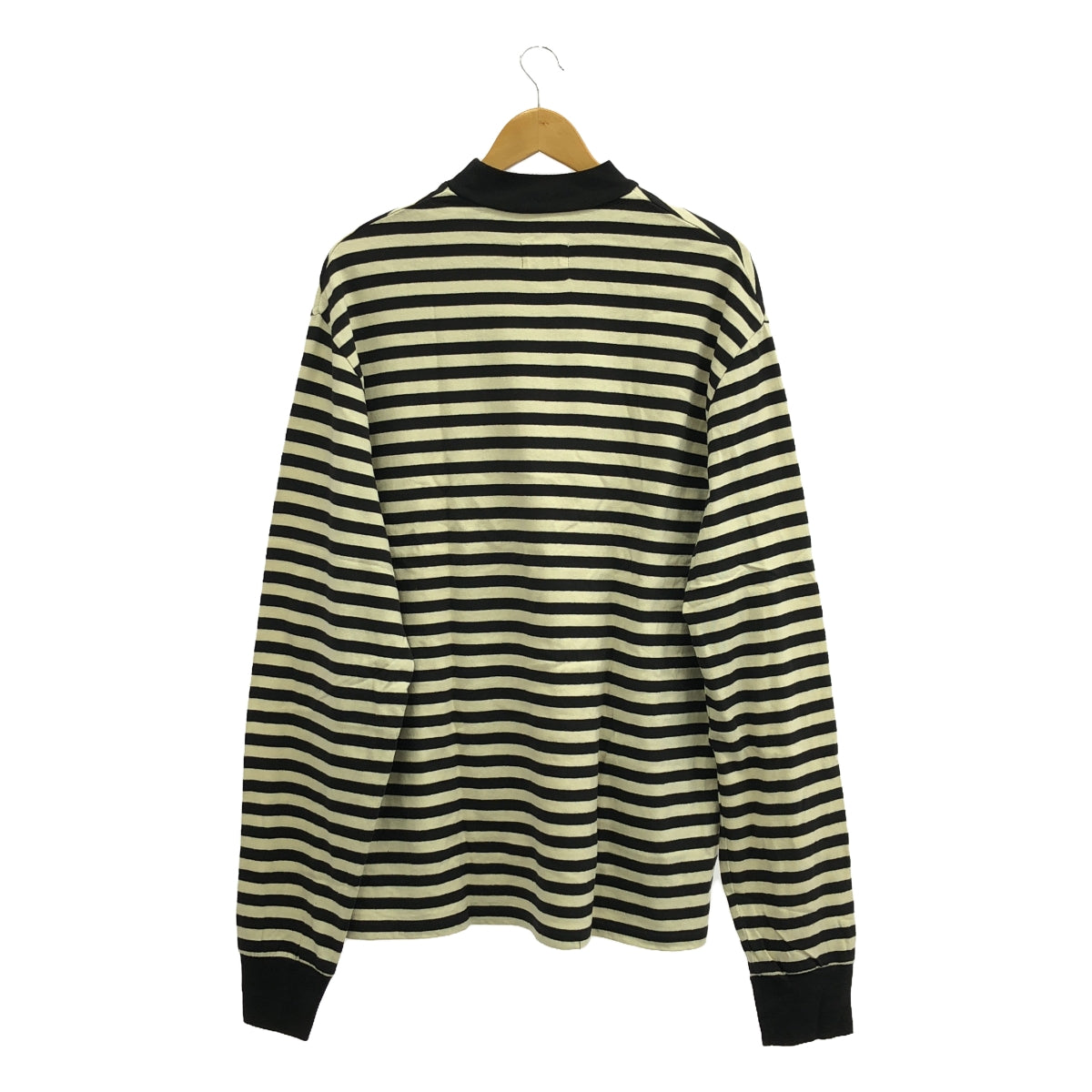 FOG FEAR OF GOD | 2016AW | COLLECTION TWO mock neck striped cut and sew | M | Black/Cream | Men's