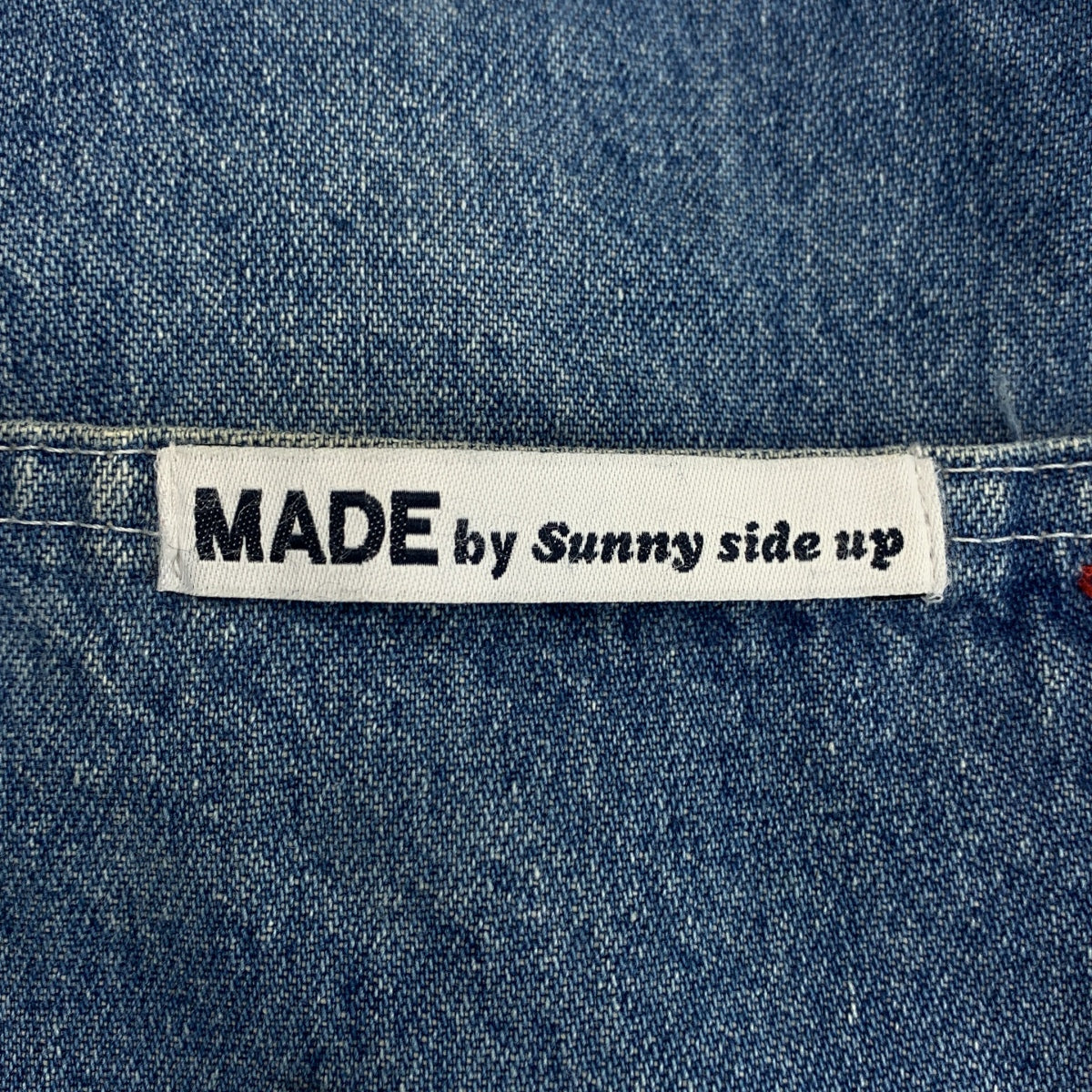 MADE by sunny side up / メイドバイサニーサイドアップ | Dickies / ディッキーズ ボディ リメイク デニム ワイド オーバーオール | 2 | レディース