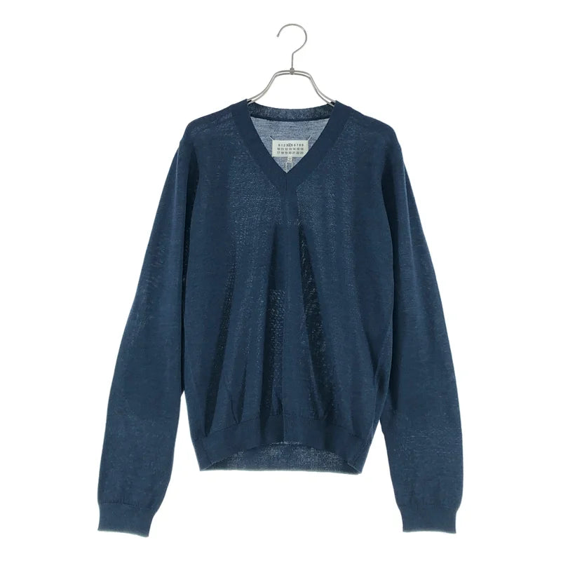 Maison Margiela / メゾンマルジェラ | 2016AW | レザーエルボーパッチ ニット セーター | M | レディース