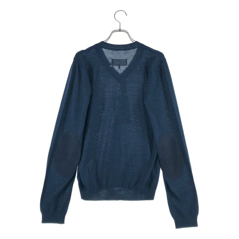 Maison Margiela / メゾンマルジェラ | 2016AW | レザーエルボーパッチ ニット セーター | M | レディース