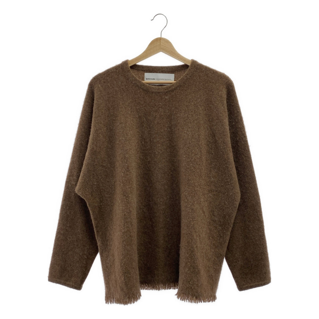 walenode | 羊絨與羊毛流蘇圓領毛衣 | 尺寸 2 | 男款