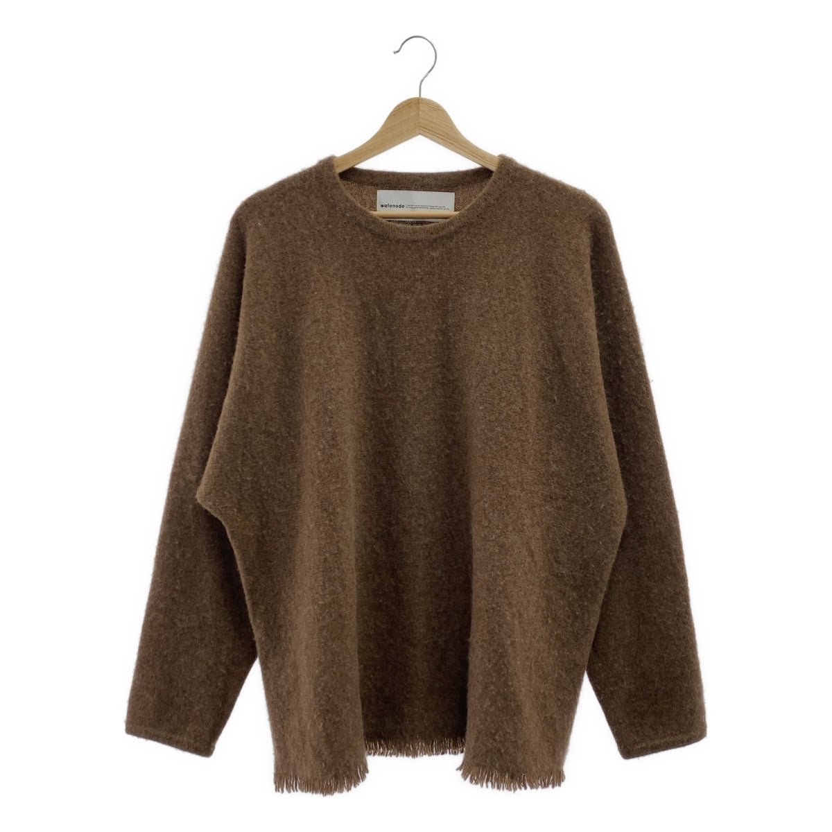 walenode | 羊絨與羊毛流蘇圓領毛衣 | 尺寸 2 | 男款