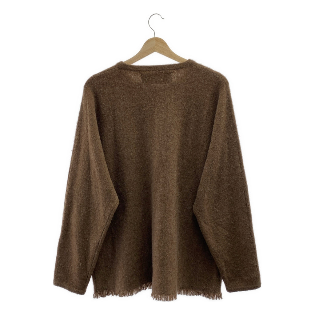 walenode | 羊絨與羊毛流蘇圓領毛衣 | 尺寸 2 | 男款