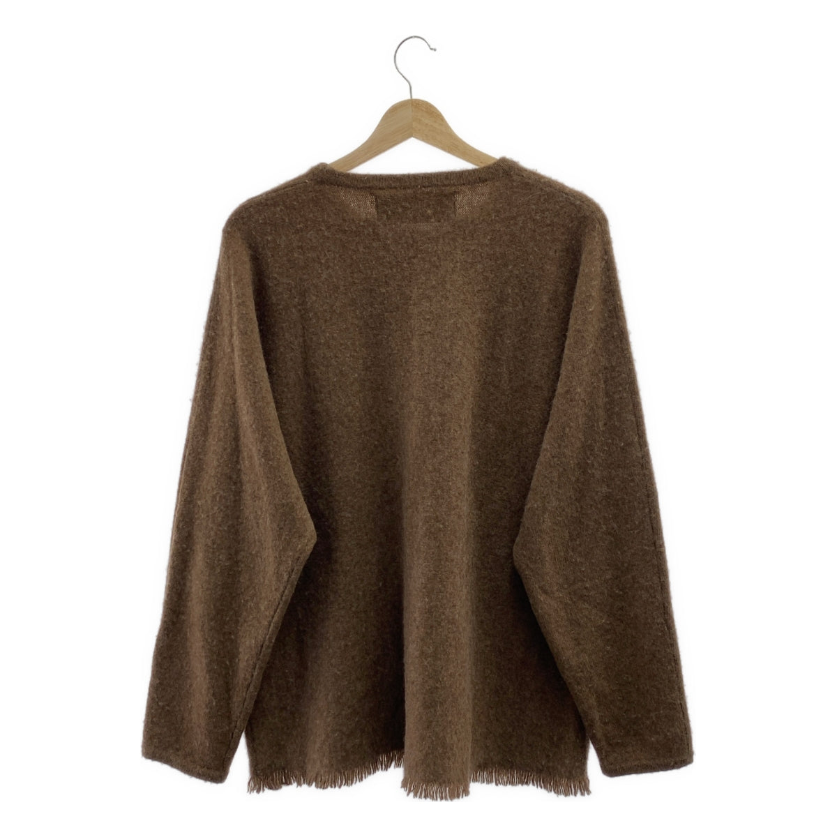 walenode | 羊絨與羊毛流蘇圓領毛衣 | 尺寸 2 | 男款