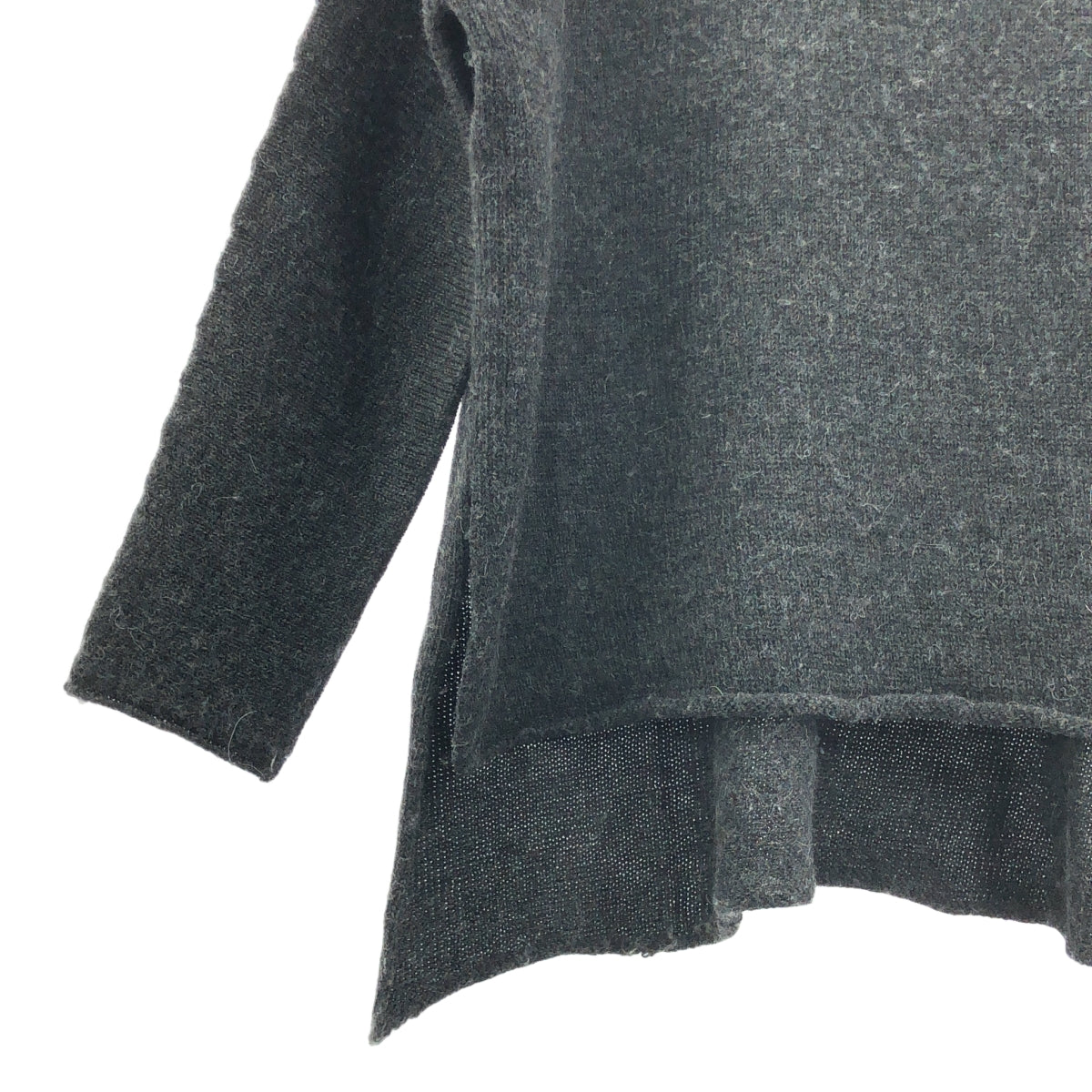 LAUREN MANOOGIAN | 羊駝寬領針織衫 | 尺寸 1 | 炭灰色 | 女款