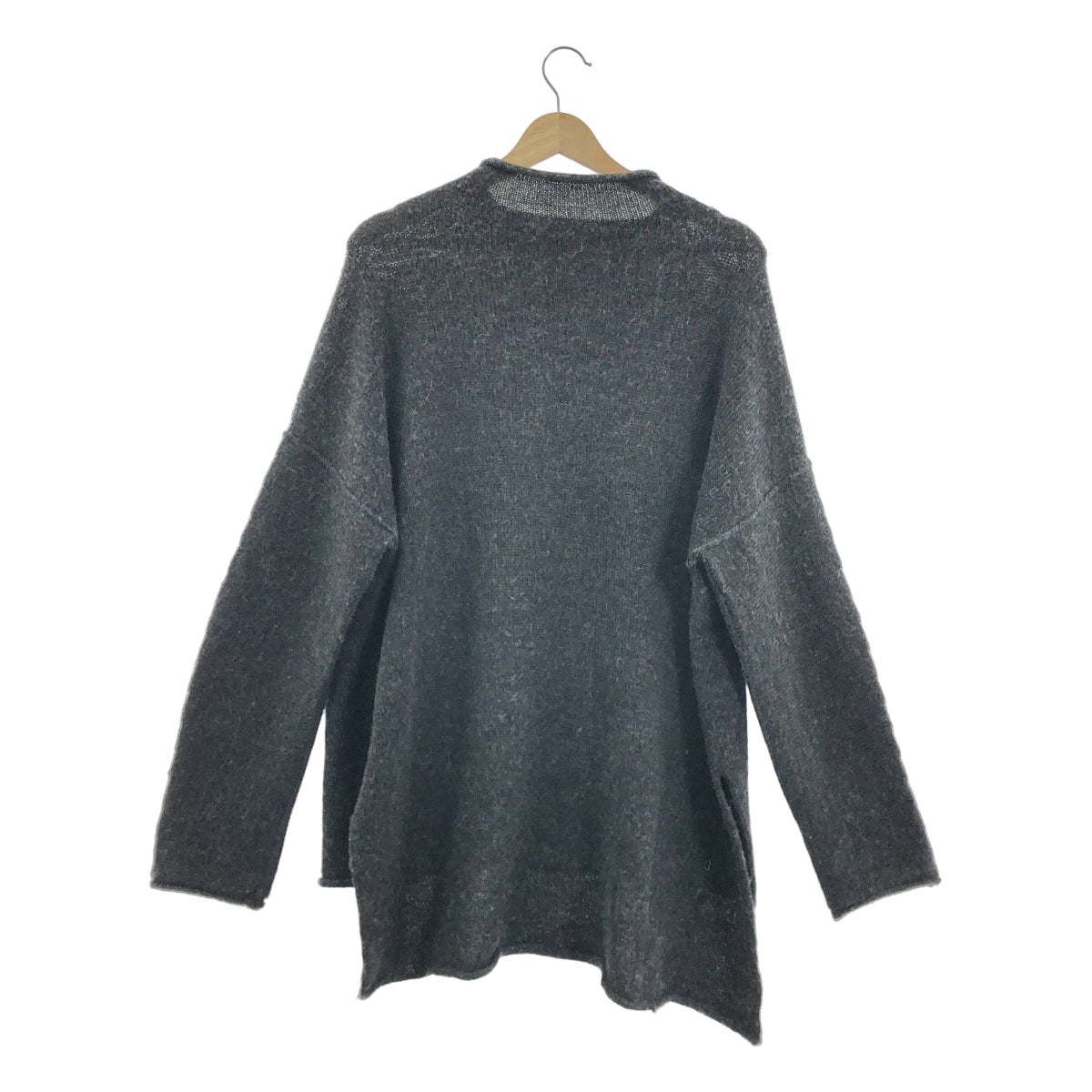 LAUREN MANOOGIAN | 羊駝寬領針織衫 | 尺寸 1 | 炭灰色 | 女款