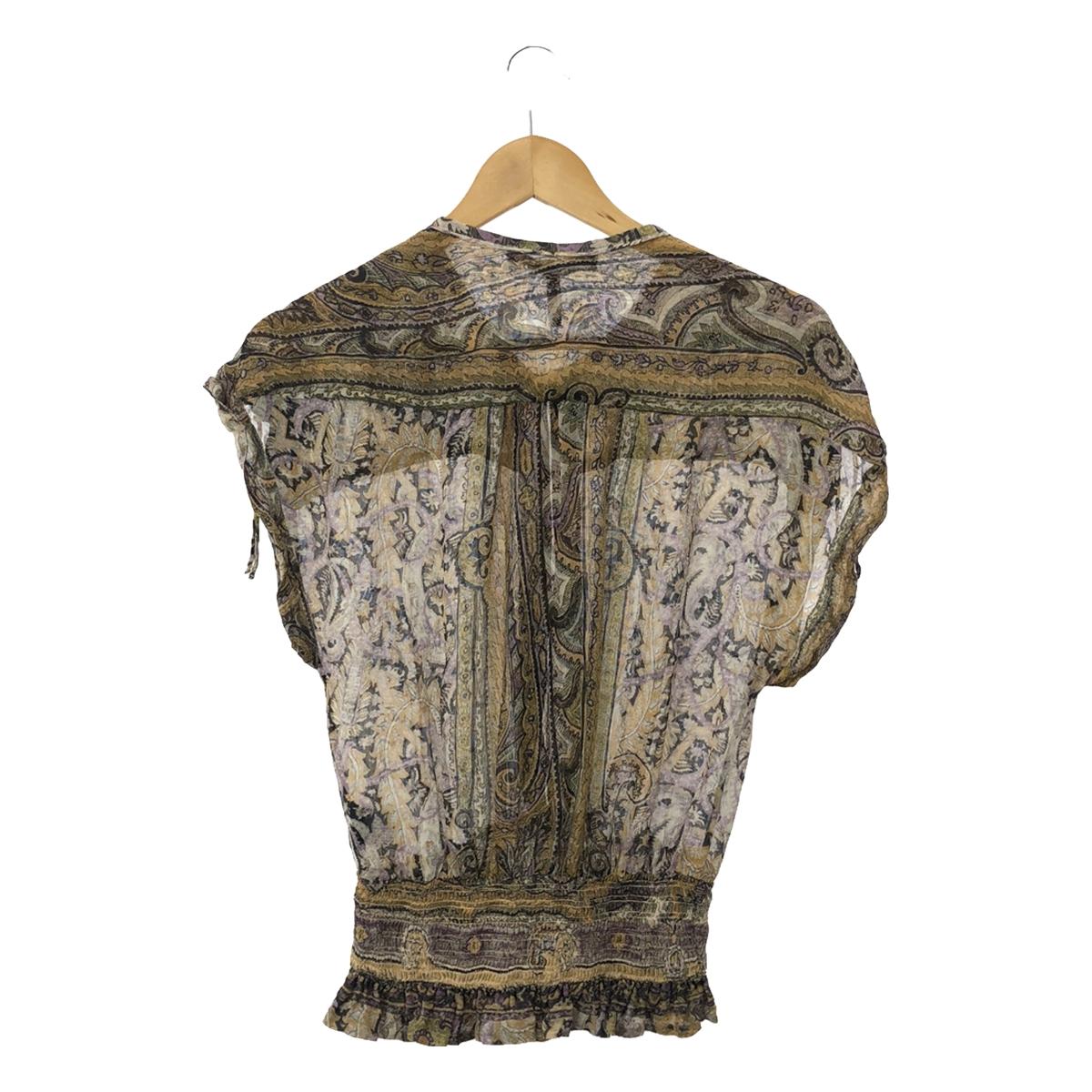 ISABEL MARANT | Silk short sleeve blouse | 36 | Women's