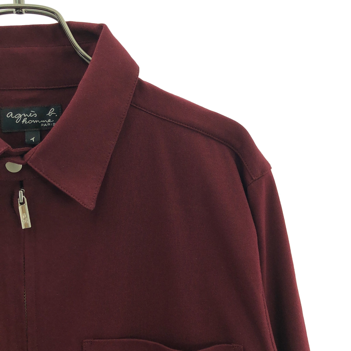 Agnes b. HOMME / 아니에스베옴 | 코튼 Zip 셔츠 재킷 | 1 | 남성