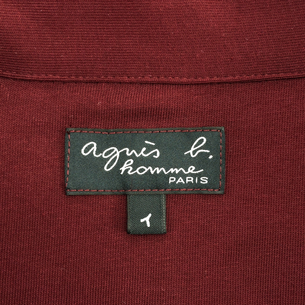 Agnes b. HOMME / 아니에스베옴 | 코튼 Zip 셔츠 재킷 | 1 | 남성