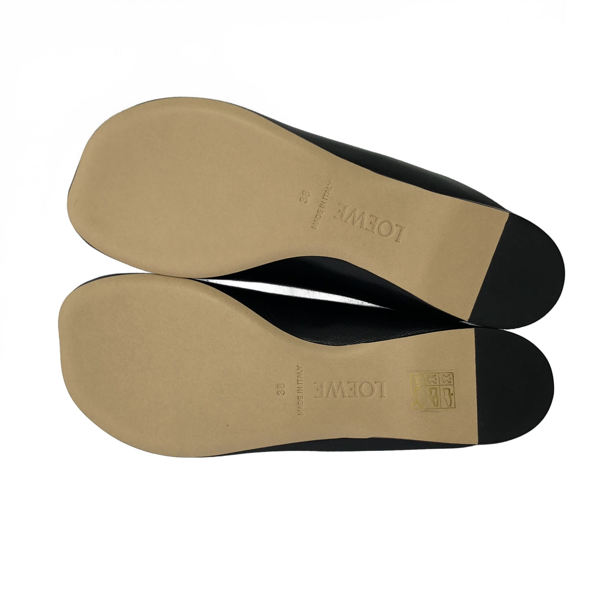 [全新品] LOEWE | 玩具皮革拖鞋 | 38碼 | 黑色 | 女款