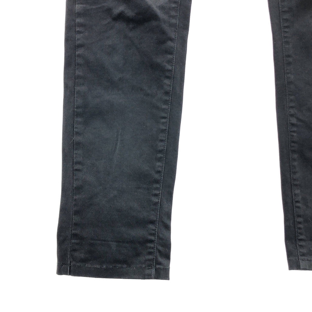 巴黎世家 | 棉質修身長褲 | 28碼 | 黑色 | 男士