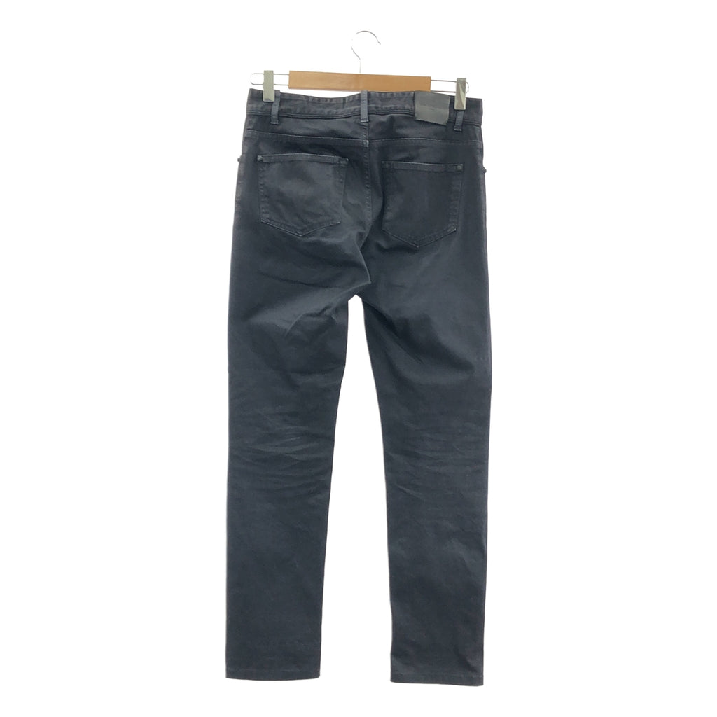 巴黎世家 | 棉質修身長褲 | 28碼 | 黑色 | 男士