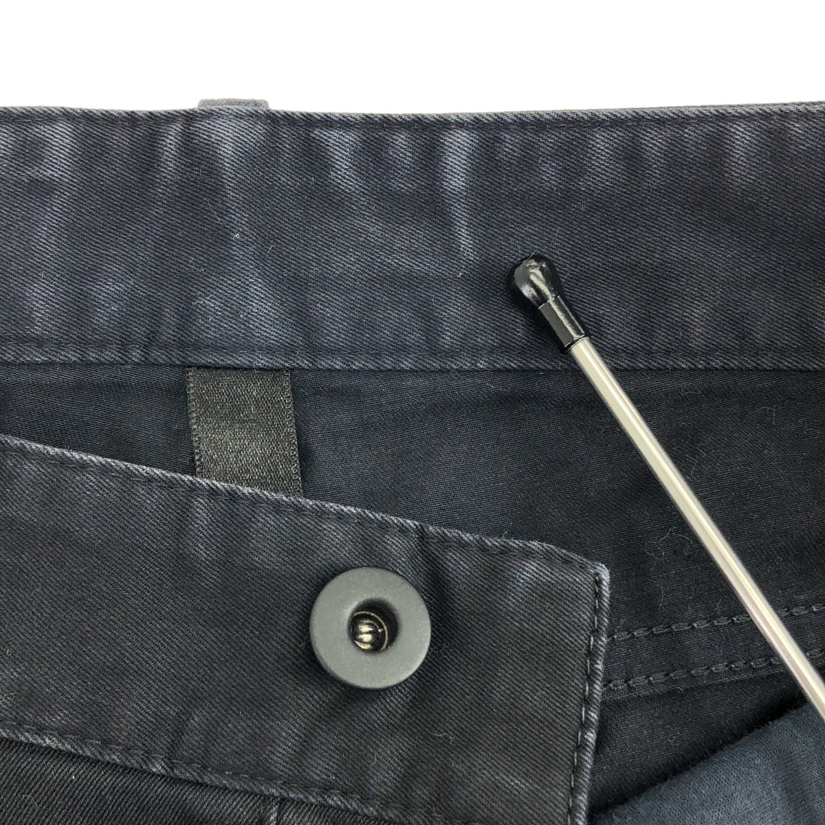 巴黎世家 | 棉質修身長褲 | 28碼 | 黑色 | 男士