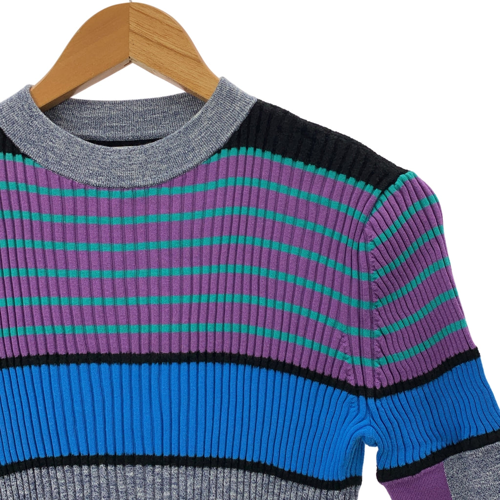 宇津宮茜 | 多邊短袖針織衫 | F碼 | 女款