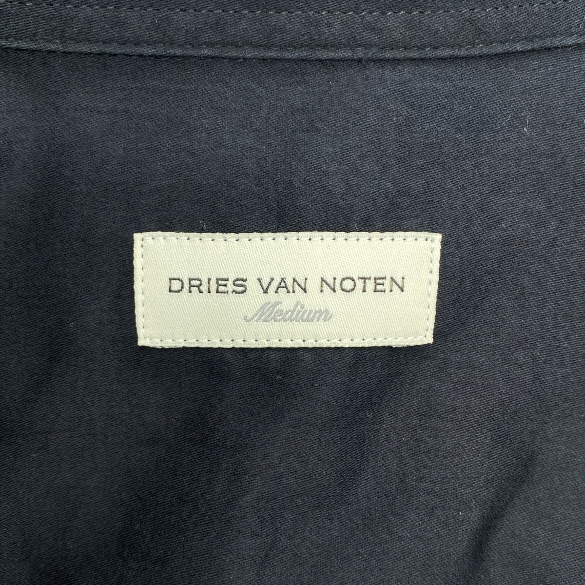 DRIES VAN NOTEN | 超大棉質襯衫 | M碼 | 黑色 | 女款