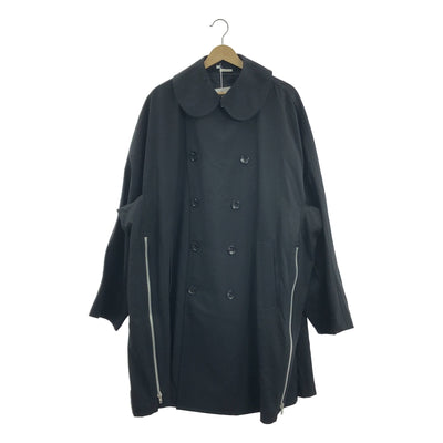 COMME des GARÇONS HOMME PLUS | 2023 春夏 |拉鍊細節雙排扣羊毛大衣 | SHOPBOP尺寸 M |男士
